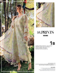 Maria.B Lawn Chikankari Ensemble | MP-1AB