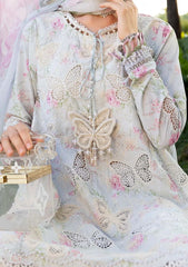 Maria.B Lawn Chikankari Ensemble | MP-1AB