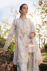 Maria.B Lawn Chikankari Ensemble | MP-1AB