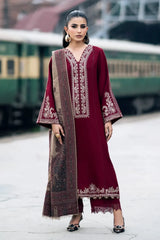 IZEL Embroidered Lawn 3-Piece Ensemble | ANG-21